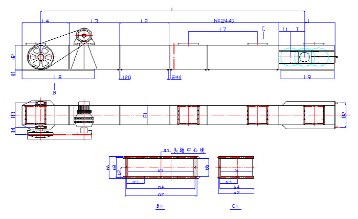刮（guā）板輸送機HS圖紙