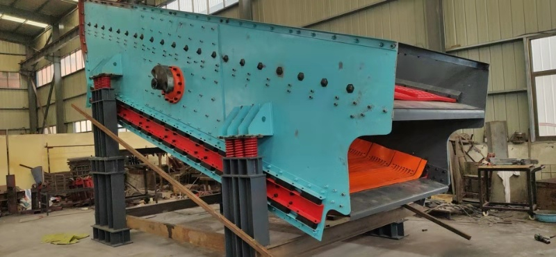 礦石（shí）分級雙質體共（gòng）振調頻弛張篩