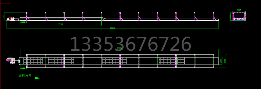 多規格吊(diào)掛式平麵往複篩(shāi)結構 多規格吊掛式平麵往(wǎng)複篩結(jié)構
