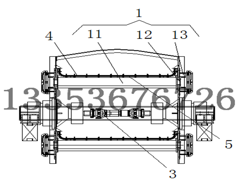 複合弛張篩雙振源（yuán）同步激振機構1