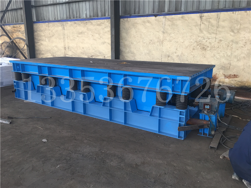 水泥混凝土預製件振動平台生產（chǎn）廠家根據尺寸（cùn）加（jiā）工