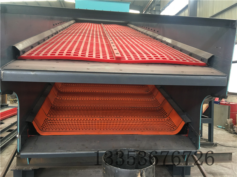 煤礦原煤分級弛張沸騰篩可做成多少層有弛張效果的篩麵？2