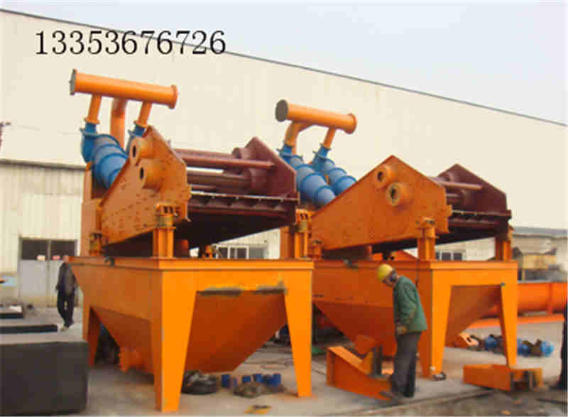 河沙細沙回收機旋（xuán）流器出水量太大（dà）怎麽調節？2