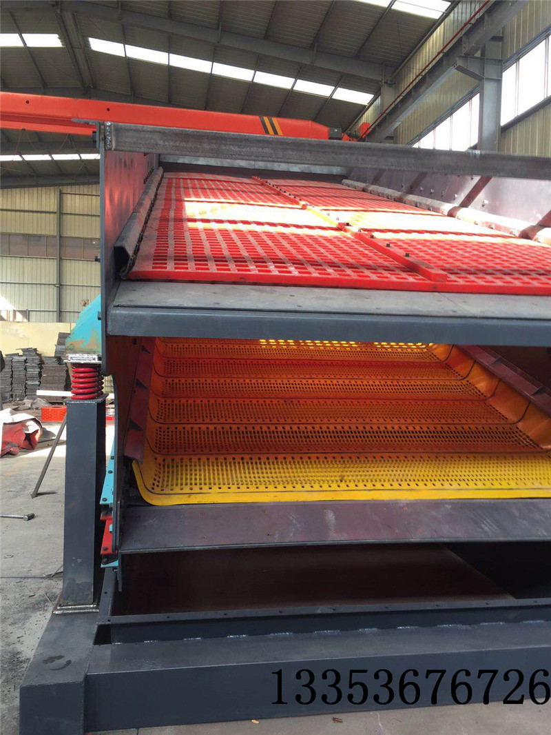 弛張篩礦石分（fèn）級全封閉不漏粉環保馳張篩設（shè）備的安（ān）裝維護23