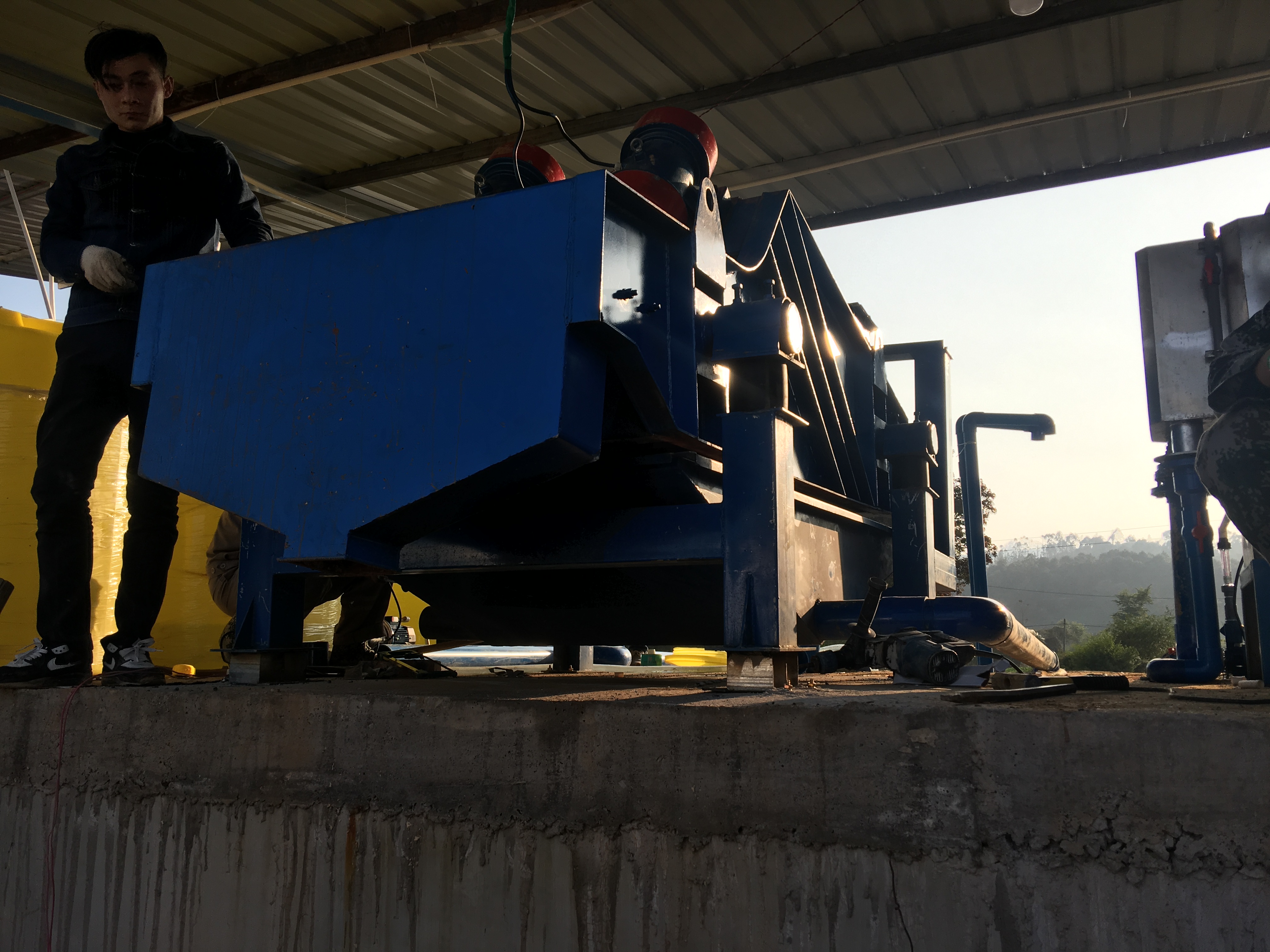 雲南脫水篩使用現（xiàn）場