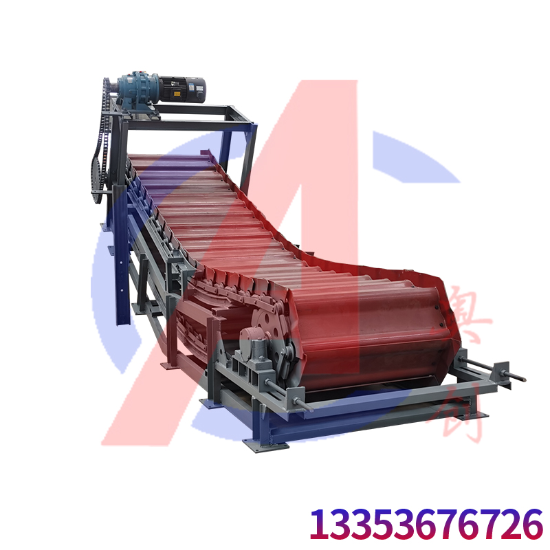 爐渣運輸(shū)使用魚鱗板輸(shū)送機