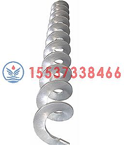 無軸螺旋輸送機葉片常用規格（gé）