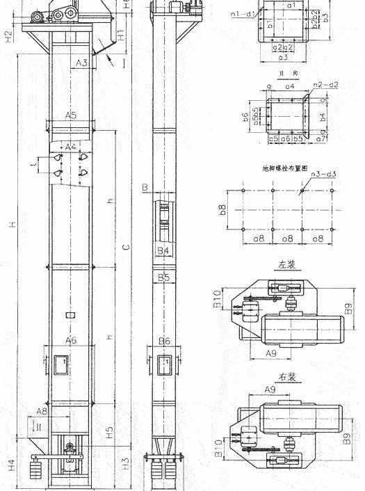 TH環鏈鬥式提升機