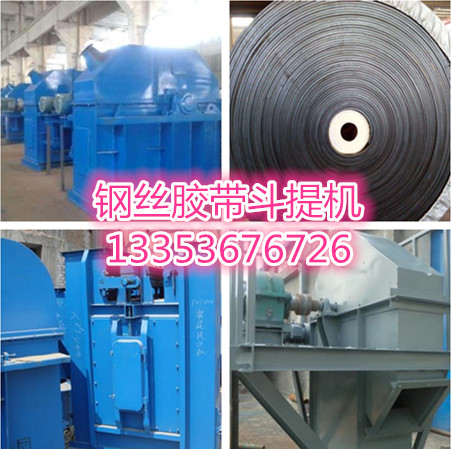 鋼絲（sī）膠（jiāo）帶鬥式提升機組圖