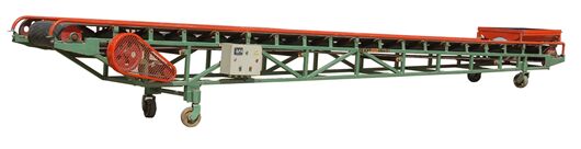 移動式水（shuǐ）平糧食皮（pí）帶輸送機