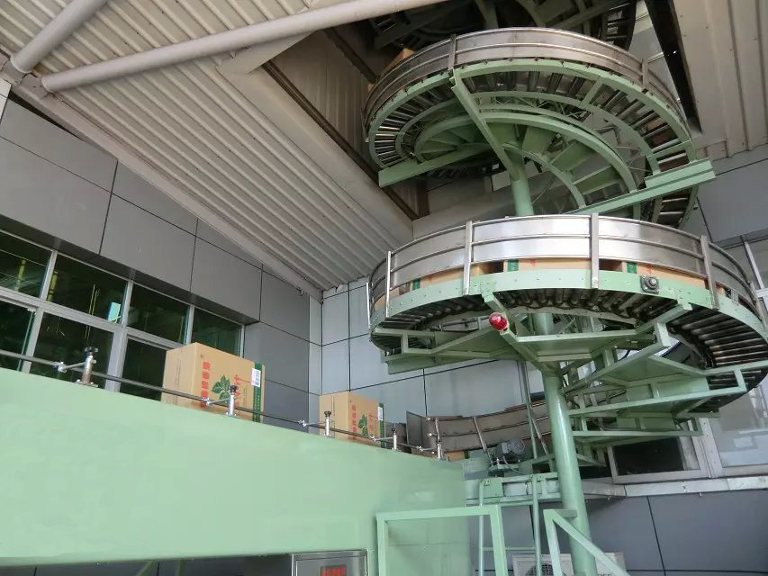 螺旋（xuán）式滾筒輸送機實際應用