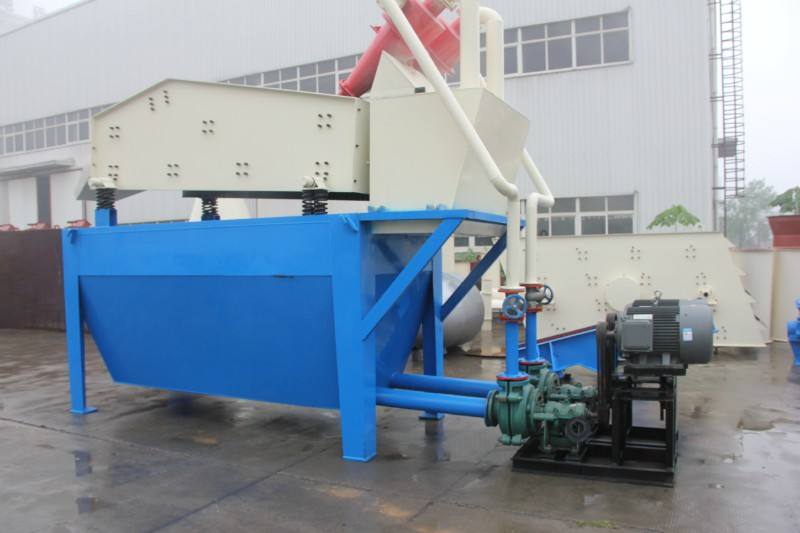 細砂回收機廠內加工完（wán）成試機