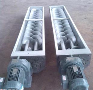 槽式雙軸螺旋輸送機（jī）廠家展示