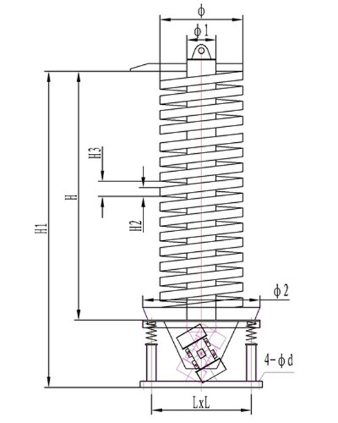 DZC型係列垂直振動提升（shēng）機圖（tú）紙