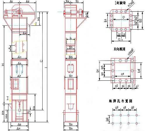 鬥式提升機圖紙廠家展示